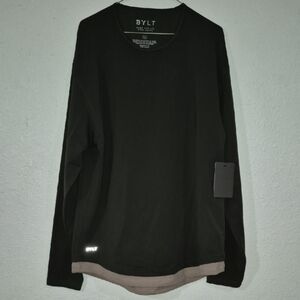 Men's Green/Tan Long Sleeve XL Shirt